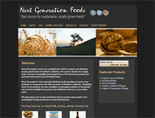 Tablet Screenshot of nextgenfoods.com